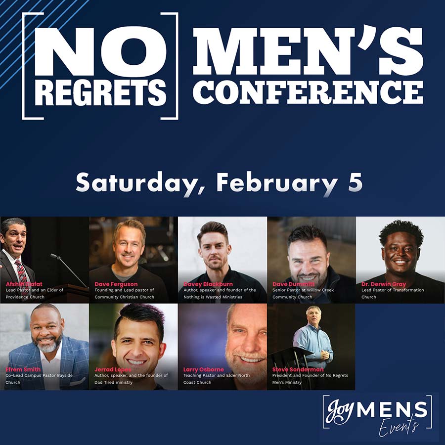 NO REGRETS Men’s Conference 2022 Joy Christian Center